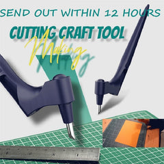 Craft Cutting Tools 360 Rotating Blade Paper-Cutter 3 Replace Blade Craft Cutting Knife DIY Art Wear-Resisting Art Cutting Tool