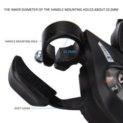 Bike Derailleurs 3x7 21 Speed Switch MTB Bicycle Shifter Levers Brake with Shift Cable Cycling Disc Handle for Bike Trekking