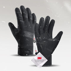 Outdoor new cycling warm cycling gloves thickened and plush comfortable touch screen anti splash and anti slip