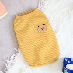Thin Sleeveless Vest Small Dog Teddy Pomeranian Bears Pet Cat Dog Clothes