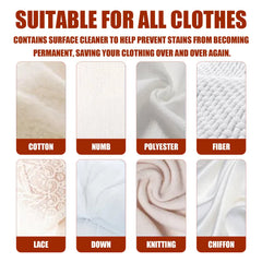 Fabric Rust Stain Remover, Clothes Decontamination Mild Cleaning Agent For Stubborn Oil Stains And Yellow Mildew Spots