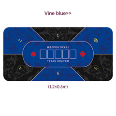 Dezhou playing card pad tablecloth table cushion square round chip rubber cushion playing card table top cushion