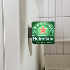 Creative Beer Series Magnetic Attraction Light Sign Fridge Magnet Perforated Board Entrance Door Luminescent Magnetic Decoration Magnetic Sticker