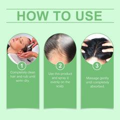 Herbal Rice Water Hair Treatment Spray Scalp Repair Nourishes Dry Hair And Fluffs And Softens Hair Spray