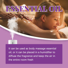 Lavender Essential Oil, Skin Moisturizing Whitening Beauty Firming Skin Relaxing Body Massage Essential Oil