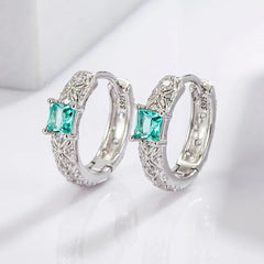 925 sterling silver daily versatile platinum plated earrings jewelry