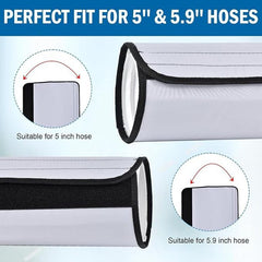 CA Insulated Hose Cover, Reusable Wrap, Duct Vent Cover, AC Pipe Protectors, Home Tool