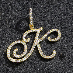 Hip hop accessories grass letter pendant melon seed buckle Cuban chain accessory