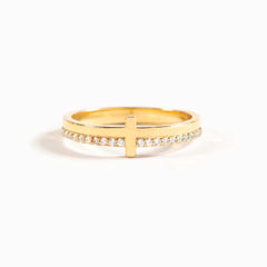 925 Sterling Silver Cross Ring