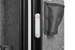 5 gun safes with 3 pistol pockets, quick access biometric adjustable heavy-duty gun rack mounted gun safes