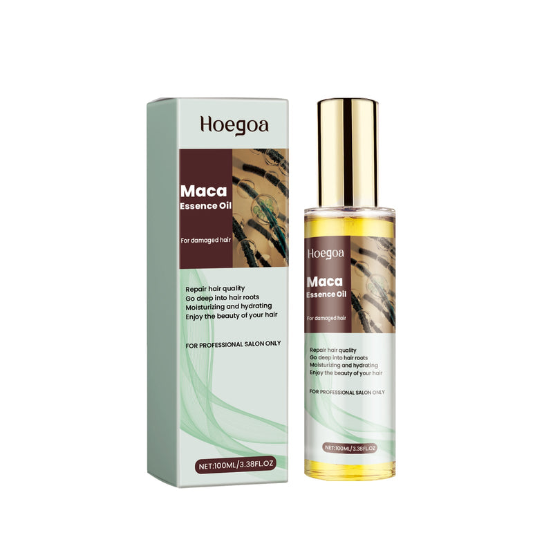 Maca Essence Oil, Moisturize Dry Hair Tail Dry Fragrance Strong And Smooth Hair Care