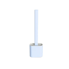 Creative Wall-Mounted Cracked Soft Glue Long Handle Imitation Silicone Toilet Brush Set Household Toilet Cleaning Brush