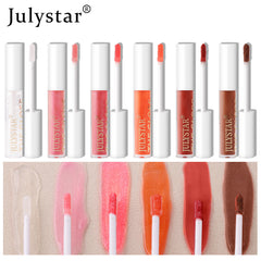 Julystar Transparent Watershine Lip Honey Pearlescent Colorless Lip Glaze Set Liquid Moisturizing Mirror Lip Color