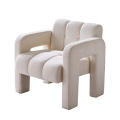 31.10" Wide Boucle Upholstered Accent Chair