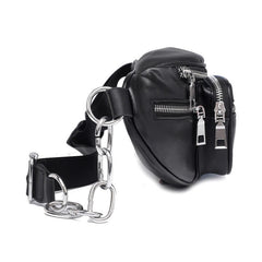 Chain waist bag unisex shoulder messenger bag small bag