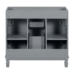 36'' Bathroom Vanity without Top Sink Cabinet only Modern Bathroom Storage Cabinet with 2 Soft Closing Doors and 2 Drawers