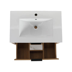 30 Inch Bathroom Vanity Plywood With 2 Drawers-BVB01030IMO-BL9075B