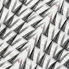 Large-capacity self-grafting eyelashes cartoon pure desire simulation natural single cluster butterfly girl 10 rows of sunflower