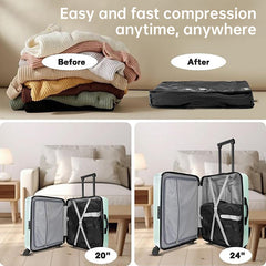 Travel essentials: Vacuum bags, luggage, clothes boxes, packing bags, accessories, compression cubes