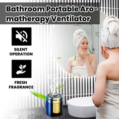 Bathroom Portable Ventilation Aromatherapy, Car Aromatherapy Bathroom Bedroom Deodorant Adornment