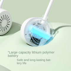 Foldable Neck Fan Portable Silent USB Charging Outdoor Sports Turbine Bladeless Mini Neck Fan