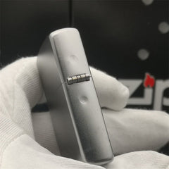 Zippo Treasure Lighter Chrome Matte Logo 205ZL