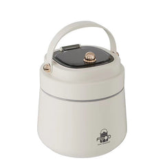 Adults Stainless Steel Insulated Lunch Box With Spoon And Fork, Insulated Bag, Leak-Proof, Keeps Food Warm