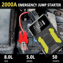 12V Lithium  Booster Jump Starter and Air Compressor