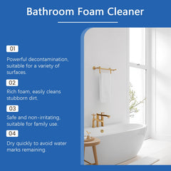 Bathroom Foam Cleaner Tile Glass Bathtub Water Stain Scale Cleaning Cleaner
