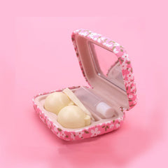 Cute Eyelash Case for Strip False Eyelashes Portable Lash Cases for Pretty Girl Smart Eyelash Tools