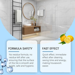 Tile Multi-Purpose Cleaner, Floor Wall Tile Polishing Maintenance Cleaning Decontamination Clean