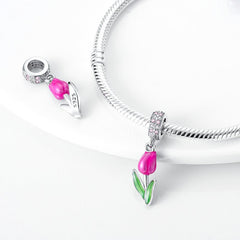 Flower Beaded Pendant Jewelry Accessories Beaded Bracelet Necklace