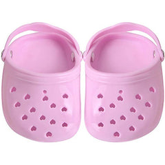 Heart Shaped Pet Dog Hole Shoes Silica Gel Wear-Resistant Breathable Slippers Dog Sandals Pet Decorations