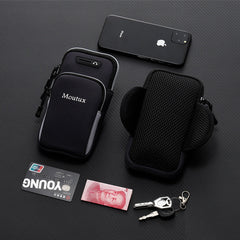 Running phone arm bag men's and women's fitness equipment outdoor handbag wrist bag apple x arm bag sports phone arm cover