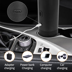 2025 Upgraded 3-in-1 Cordless Coffee Maker - 20Bar Portable for Car/Camping/Home, Capsule/Powder, USB Fast Heat