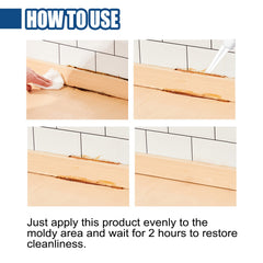 Mildew Removal Gel Clean Kitchen Bathroom Tile Moldy Walls Refrigerator Stain Removal Gel