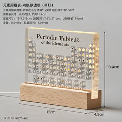 New Periodic Table with Real Elements Inside Remarkable Learning Tool Clear Acrylic Periodic Table with Elements Samples