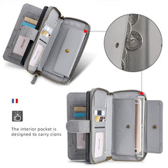 Suitable for iPhone 15 Promax phone case, wallet, card insertion phone case, flip cover leather case