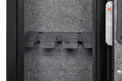5 gun safes with 3 pistol pockets, quick access biometric adjustable heavy-duty gun rack mounted gun safes