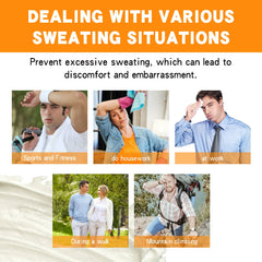Sweat Absorbent Facial Lotion, Facial Skin Oil Control Mild Skin Friendly Refreshing And Long-Lasting Facial Antiperspirant Lotion
