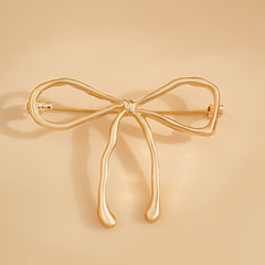 Bow brooch women's decorative brooch cross-border niche lava bow versatile pin accessory