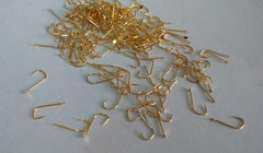 Rompin 100pcs fly fishing hook golden fishing hook small high carbon steel Fresh Water