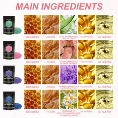 Hair Removal Wax Bean, Underarm Leg Quick Hair Removal Mild Non-Irritating Skin Dry And Smooth