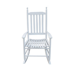 wooden porch rocker chair WHITE