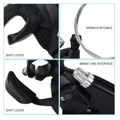 Bike Derailleurs 3x7 21 Speed Switch MTB Bicycle Shifter Levers Brake with Shift Cable Cycling Disc Handle for Bike Trekking