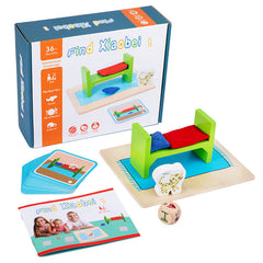 Children's Puzzle Search for Little Beimao Fun Logic Thinking Space Block Enlightenment Early Education Memory Matching Game
