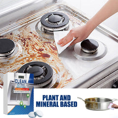Ouhoe Kitchen Oil Cleaning Effervescent Tablet Household Kitchen Range Hood Oven Cleaning Effervescent Tablet