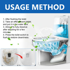 Toilet Cleaning Effervescent Tablet Household Descaling Deodorizing Odors Stains Toilet Stain Remover