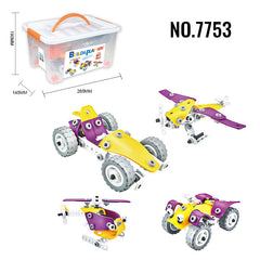 Kids Building Blocks STEM Toys for 4+ Boys Birthday Gifts Educational Autism Sensory Toy Building Set Creative Learning Games