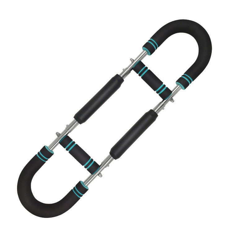 Adjustable Spring Twister Arm Exerciser: Strengthen forearms, triceps & chest. Portable home fitness gear.